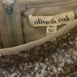 Olive & Oak sequins glitter skirt